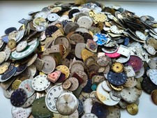 Lot of 100 pcs Men Woman WATCH DIAL Vintage Steampunk Art or for parts