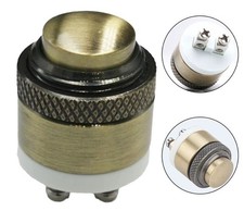 16mm Brass Momentary Round