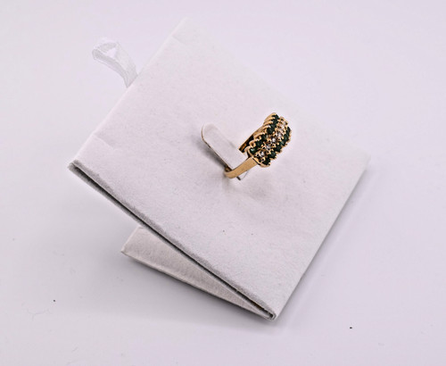 Qvc cluster ring - cluster, emerald