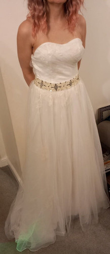 Beautiful beaded waist wedding - waist,