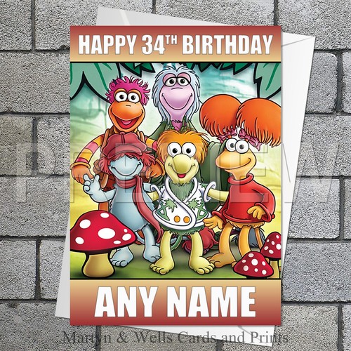 Fraggle rock birthday card - fraggle,