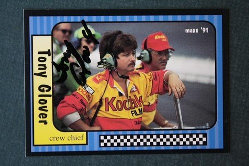Nascar crew chief tony - chief, glover