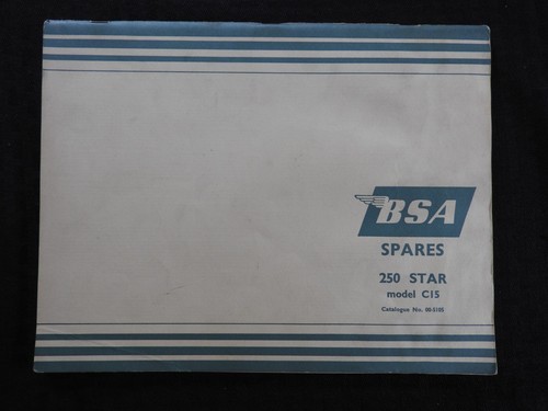 Original 1960 bsa model c15 - original,