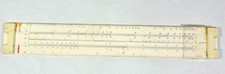 UNIQUE UNIVERSAL STUDY 500 Slide Rule Plastic has Cursor no Case