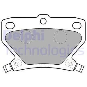 Rear brake pad - pad, disc