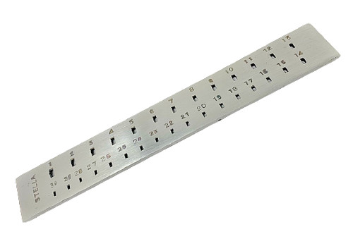 Jewellers rectangle draw plate - rectangle,