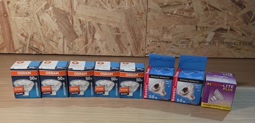 Joblot halogen 50w - x8,