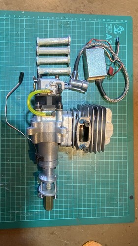 Radio controlled petrol engine - radio,