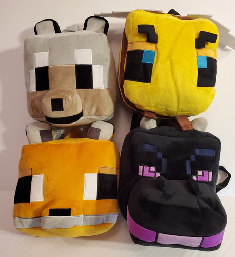 Minecraft plush backpacks - minecraft,