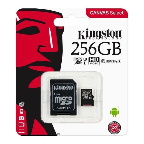 Kingston memory card 256gb - kingston,