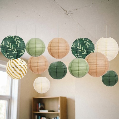 Portable 12pcs green brown - 12pcs,