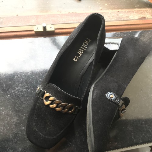 Hotter women black suede - hotter,