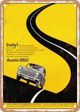 METAL SIGN - 1961 Austin 850