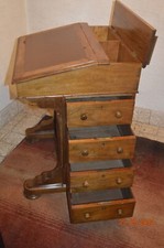 Davenport desk with brown - ,