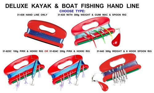 Deluxe hand line kayak boat - deluxe,