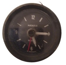 Vintage Kienzle Transistor Car Clock & Brackets - 60mm Diameter