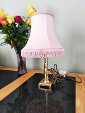 vintage brass bedside table