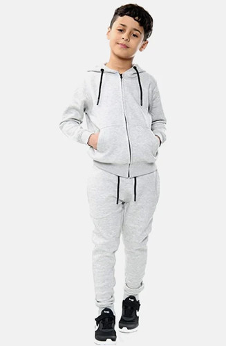 Girls boys plain tracksuit - boys,