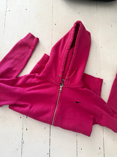 Nike pink full zip fleece - pink,