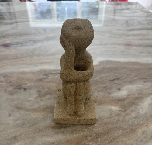 Cycladic greek thinker man - cycladic,