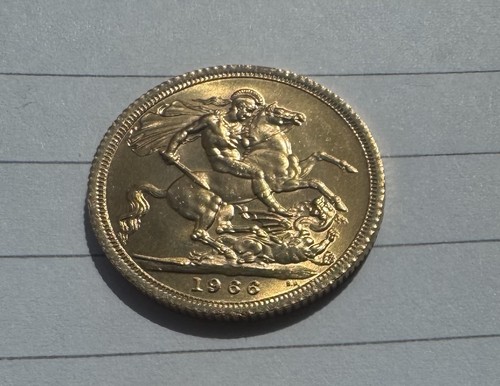 1966 full gold - sovereign, queen