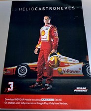 Indycar Small Poster. Hello Castroneves. One only.