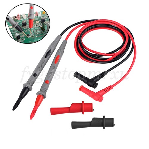 Digital multimeter test - digital, leads