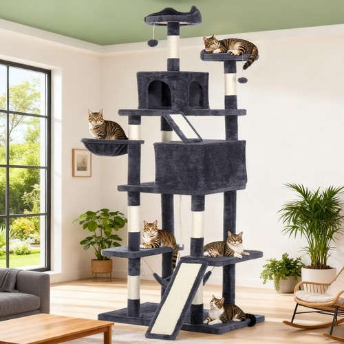 Layer cat tree activity - tree,