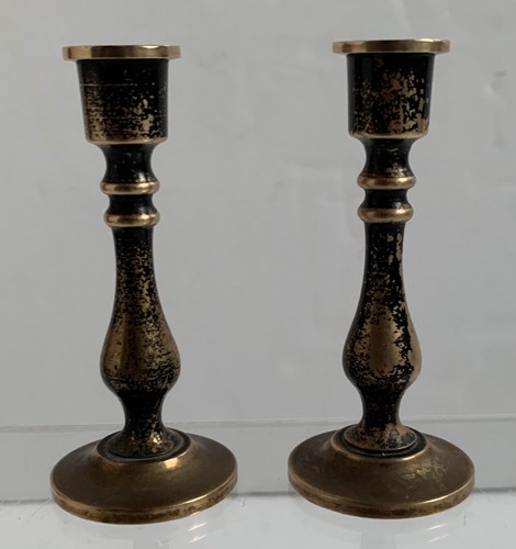 Vintage brass candlesticks - vintage,