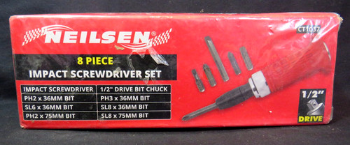 Piece impact screwdriver - 8,