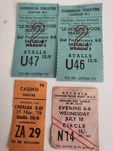 Vintage 1957 london theatre - vintage,