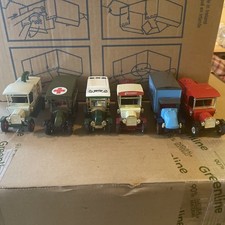 Six Vintage Matchbox Vans