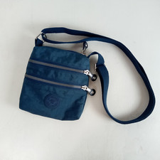 Air Supreme Cross Body Utility Bag Blue Adjustable Strap  Nylon Water resistant