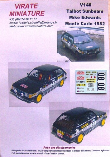 V140 talbot sunbeam - sunbeam, lotus
