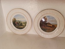 Barratts Charms Of Country Life, 1x The Old Homestead 1x Well Earned Rest Plates