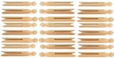 Wooden dolly pegs - 24,