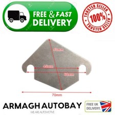 EGR Blank Block Off Plate For Focus C-Max Ford Fiesta Fusion 1.4 1.6 TDCi BH