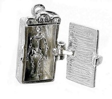 STERLING SILVER OPENING SKELETON IN CLOSET CHARM     