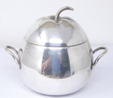 Silver plated apple preserve - plated,