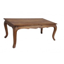 BURNT OAK COFFEE TABLE LARGE