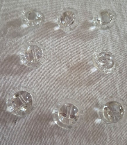 Lot vintage clear glass - 8,
