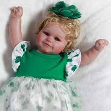 20" Reborn Baby Dolls Soft Vinyl-Silicone Realistic Handmade Newborn Doll Gift