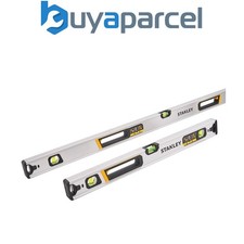 Stanley 1200mm + 600mm Fatmax Pro Box Beam Levels 2ft 4 ft STA043648 STA043624