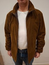 Vintage Prada Sport Mid Brown 00s Padded Quilt-Lined Corduroy Jacket Size Small