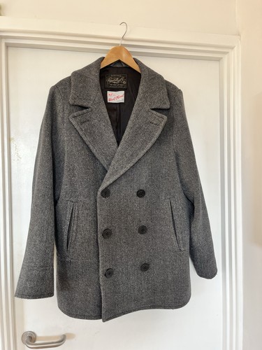 Superdry men peacoat wool - men's, xl