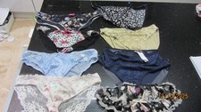 JOB LOT  7  PAIRS  VINTAGE   KNICKERS SIZE  IN LISTING           E 17