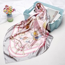 New Ladies Square Shawl Satin