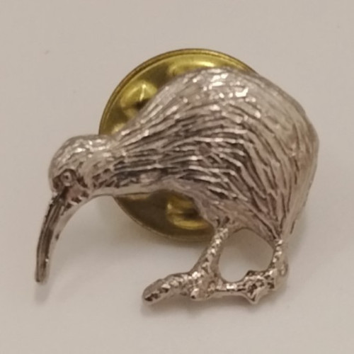 Kiwi bird metal lapel pin - bird,