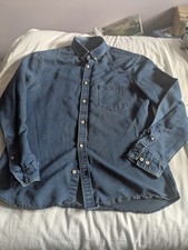 H&M Mens Denim Shirt Size L