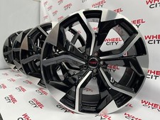 Audi Q7/Q8/A7/A8 22 Inch Style Alloy Wheels – Gloss Black Machined Face